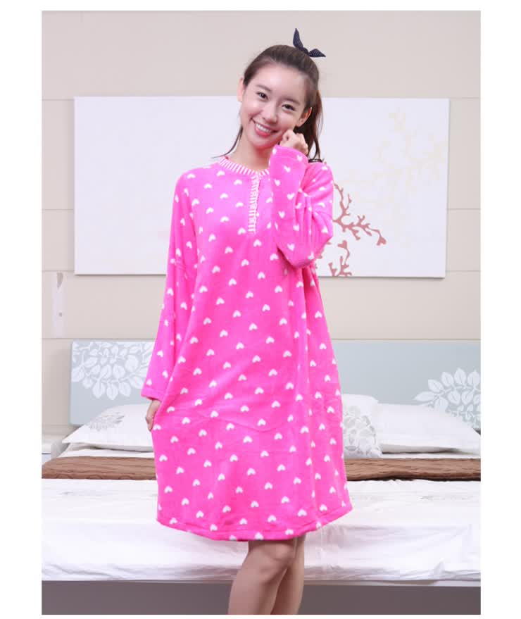 bananagirl 韩国 可爱<em>珊瑚绒</em>情侣<em>睡衣</em> <em>保暖</em>男女