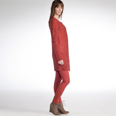 乐都特 Laredoute <em>女式</em>纯色粗针<em>针织长开衫</em> 3色