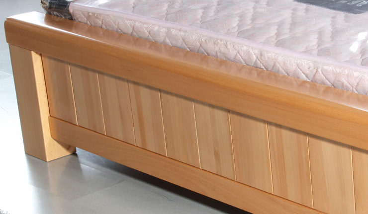 越百亿YUEBAIYI中式简约实木床现代时尚榉木