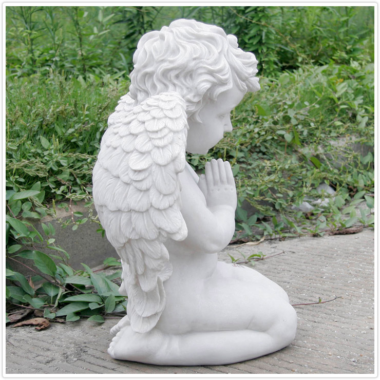 Smart Art 树脂户外花园落地天使丘比特祈福摆