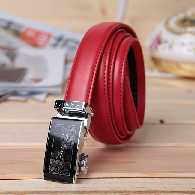 公子新款女式腰带牛皮红色PDF0701-12RF 价