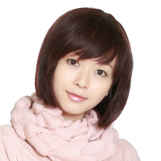 玫瑰雨 真发假发 假发女生短发 时尚可爱BOBO