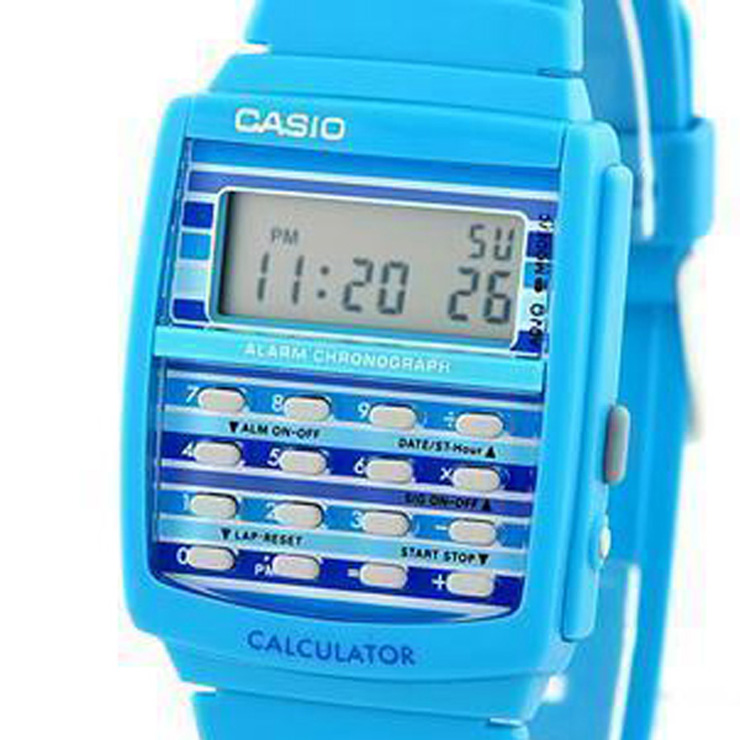 卡西欧 CASIO 电子表 女士手表电子计算器功能