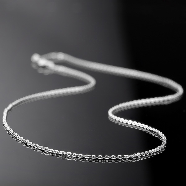 华晟珠宝 18K金项链 K白女项链 价格\/报价,评测