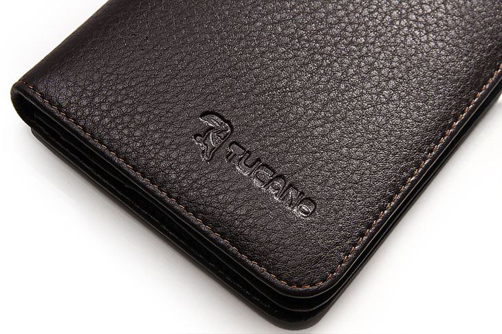 啄木鸟TUCANO纯色小牛皮大气成熟稳重男士