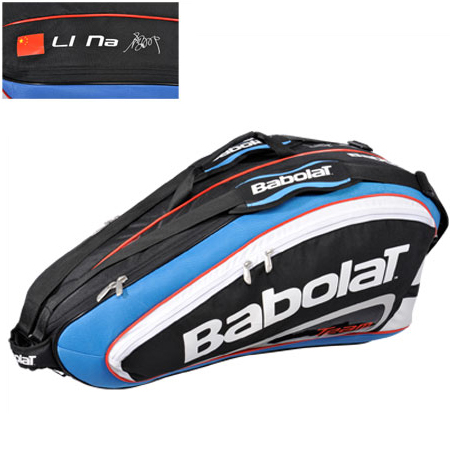 百宝力 babolat 网球拍包2012李娜签名款双肩包