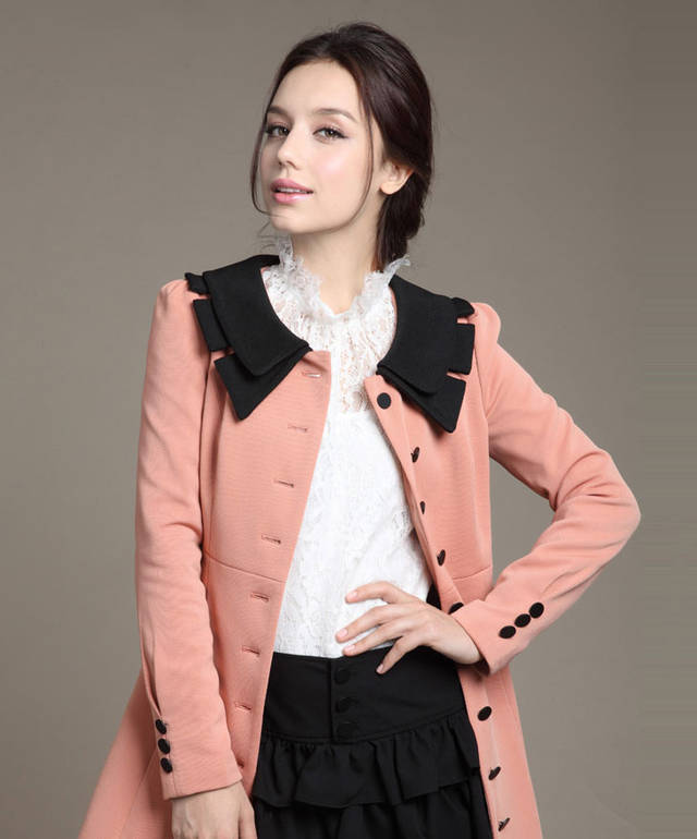 EWENDY 2012新款秋装热卖女式风衣女外套秋