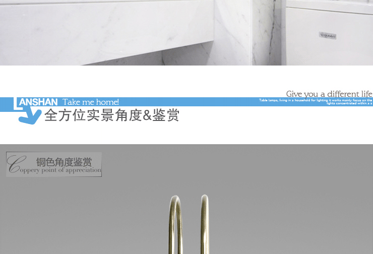 岚珊 现代简约镜前灯卫生间浴室灯客厅灯卧室镜柜灯具灯饰J018 51CM银色