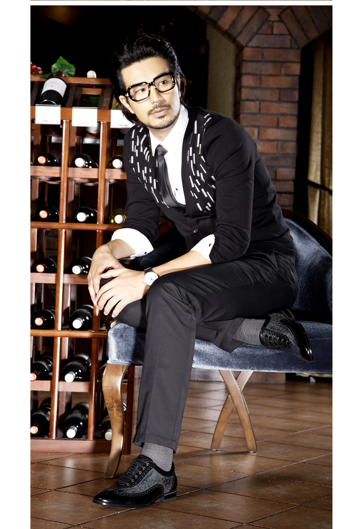 龙派(longpai) 秋冬季新品 时尚英伦风男式休闲