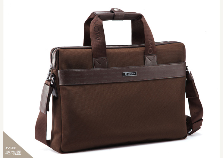 梦特娇Montagut韩版商务男士精品手提业务包 