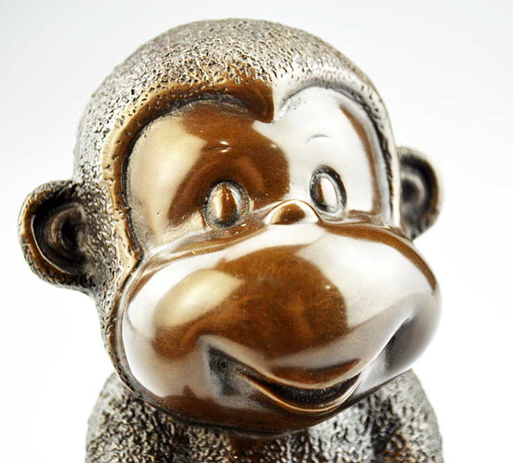 铜欣祥 开光纯铜摆件家居风水装饰品可爱四不