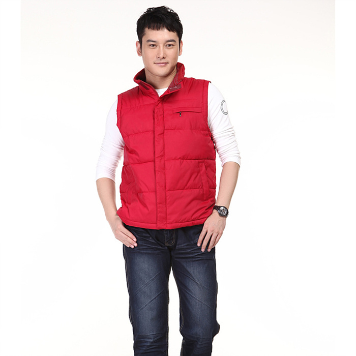 梦思慧男士<em>羽绒棉</em>户外时尚<em>马甲</em>608<em>红色</em> <em>红色</em> 