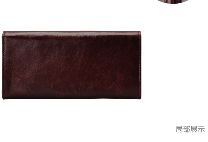 菲安妮FION优雅啡色大方女士钱包VCP\/CHO\/