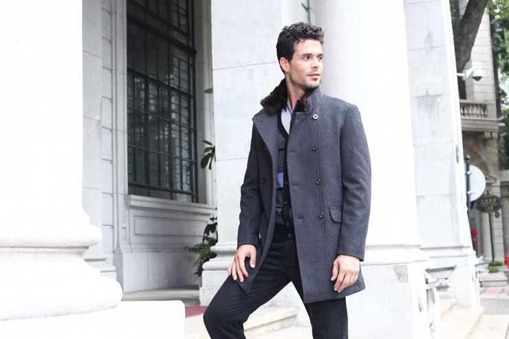 时尚休闲尼克服大衣茄克 P1W3803400C72 深