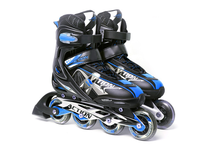 动感ACTION加强版可调节轮滑鞋成人休闲溜冰
