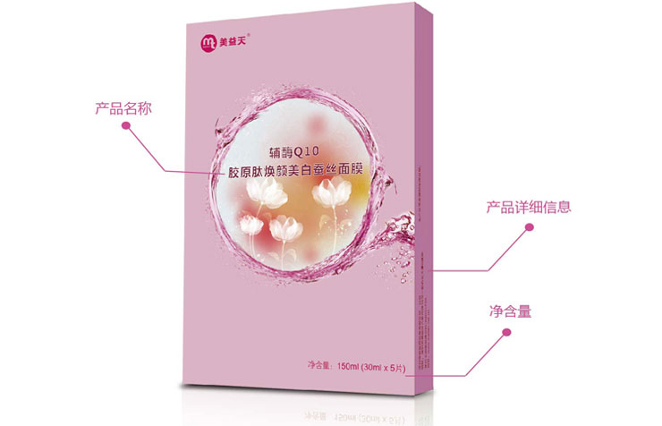 美益天 辅酶Q10超值美肤组合面膜套装 正品包