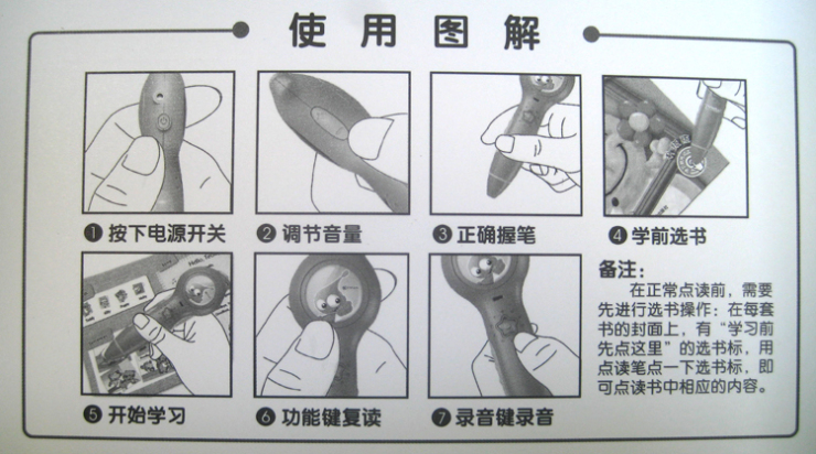 洪恩点读笔TTP-316 儿童启智早教学习机、益