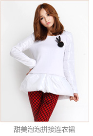 十八淑女坊2012秋装新款修身显瘦长款一字领