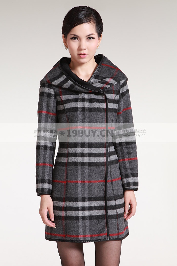 ONEBUYE 超大舒适温暖连衣帽隐形暗扣设计仿