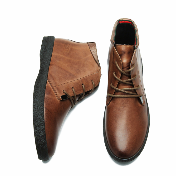 银鼎目(ydeye) 靴子 日常休闲头层牛皮高帮男鞋