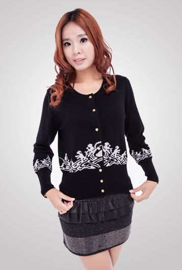 鄂尔多斯奥群 2012秋冬新款时尚<em>中年女性</em>印花