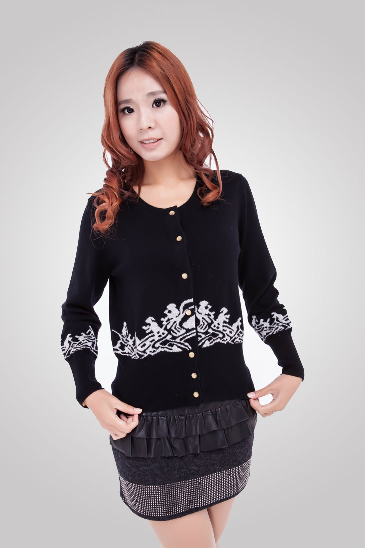 鄂尔多斯奥群 2012秋冬新款时尚<em>中年女性</em>印花