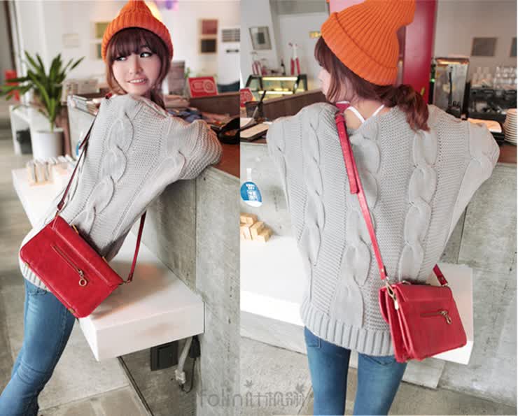 麦熙<em>冬季毛衣外套</em> 女 打底针织衫韩版 宽松加厚