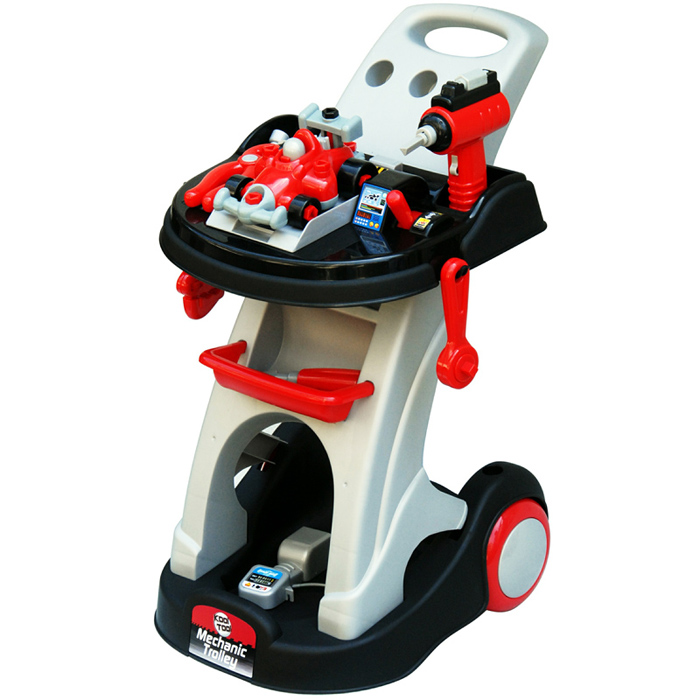 乐高PLAYGO 机械推车组装玩具高级工具车18