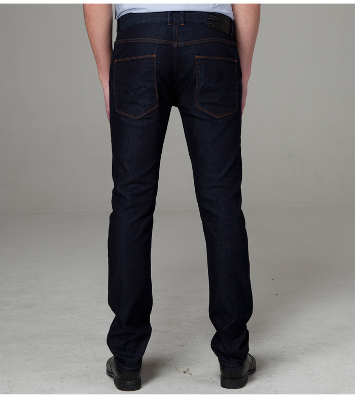 小脚男士牛仔裤O\/2112116004 暗蓝色 28码 价