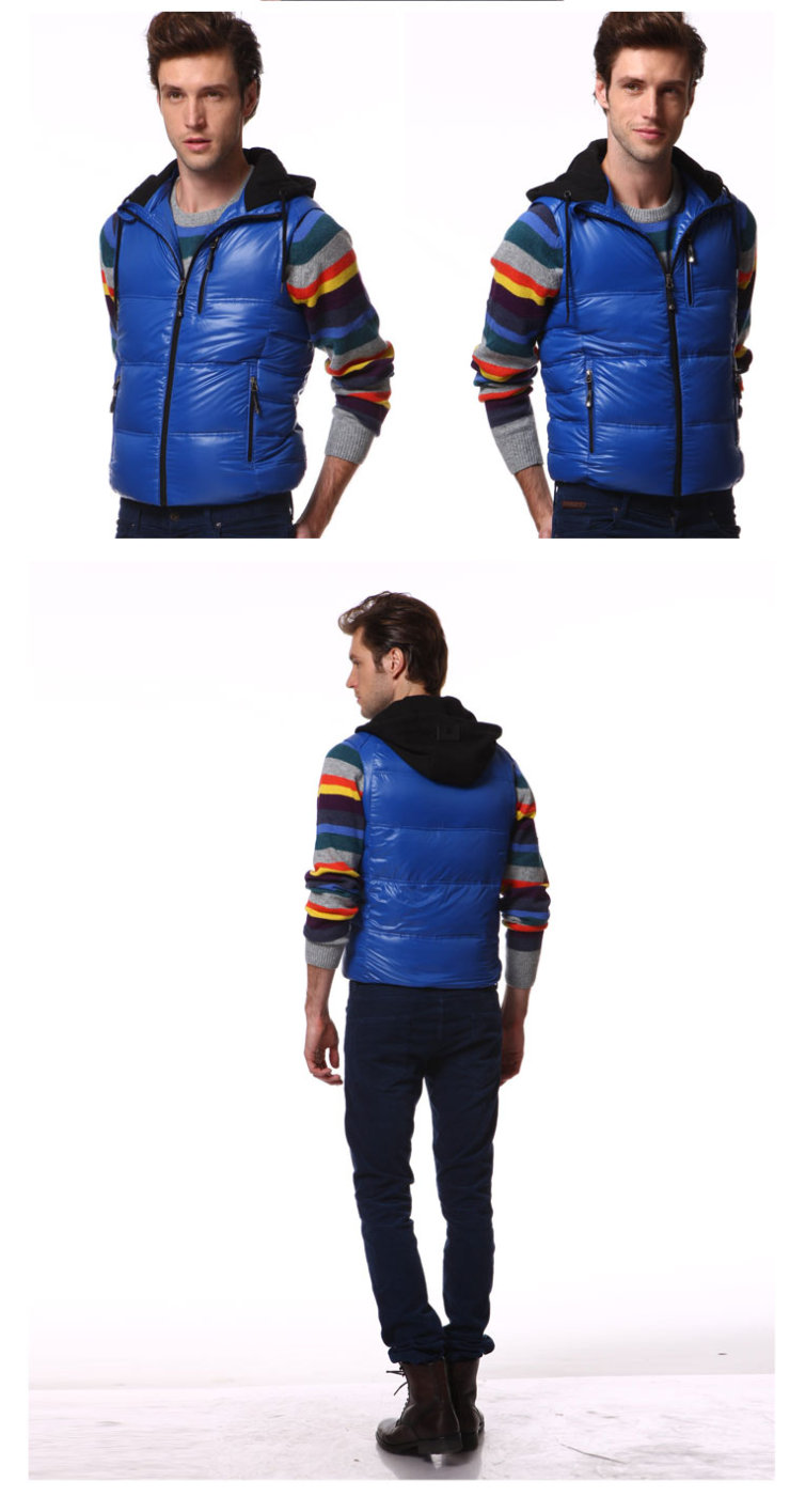 波司登 2012新款 羽绒服 <em>男</em>时尚外<em>穿</em>棉帽<em>马甲</em> 