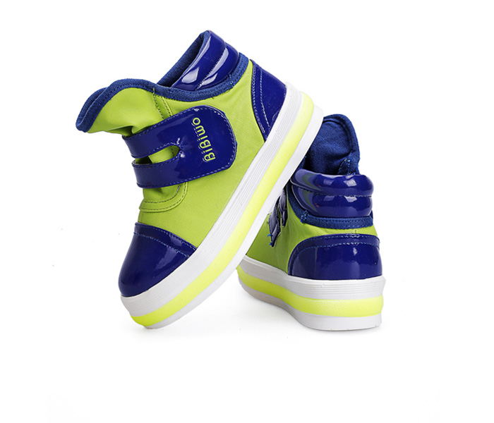 韩国比比我 儿童单鞋 男童女童时尚运动防滑春