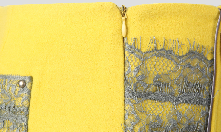 宝丝露2012冬季OL通勤修身直身型厚羊毛西装