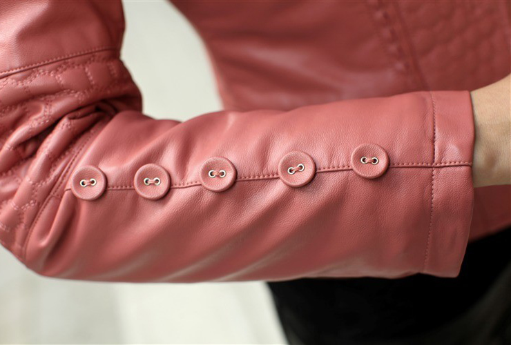 京东11.11落雁莎2012秋冬装新款pu皮衣皮草韩