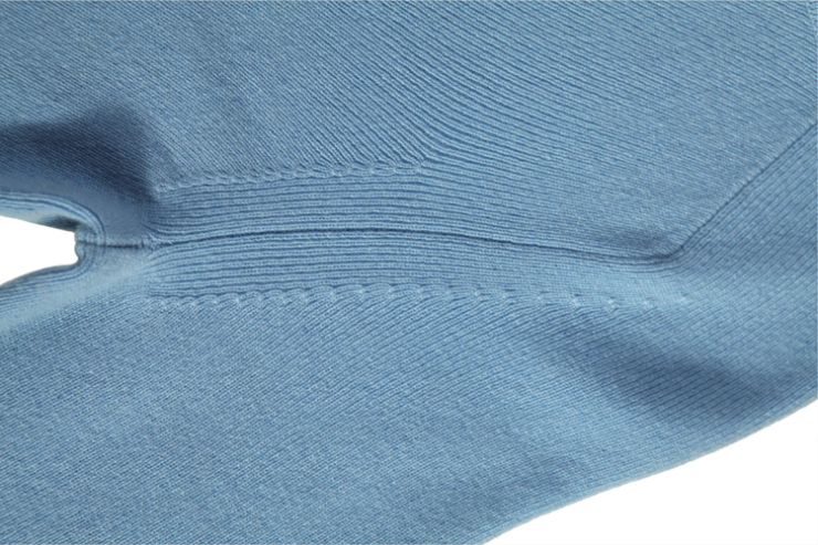 正品新款 100%纯羊绒衫 女马鞍肩 圆领毛衣C