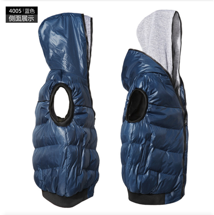 LEEDANCE 2012秋装新款男装连帽马甲假两件