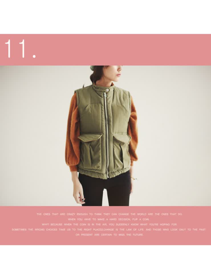 时尚起义 韩国灯芯绒棉服<em>小马甲 女</em>611710在京