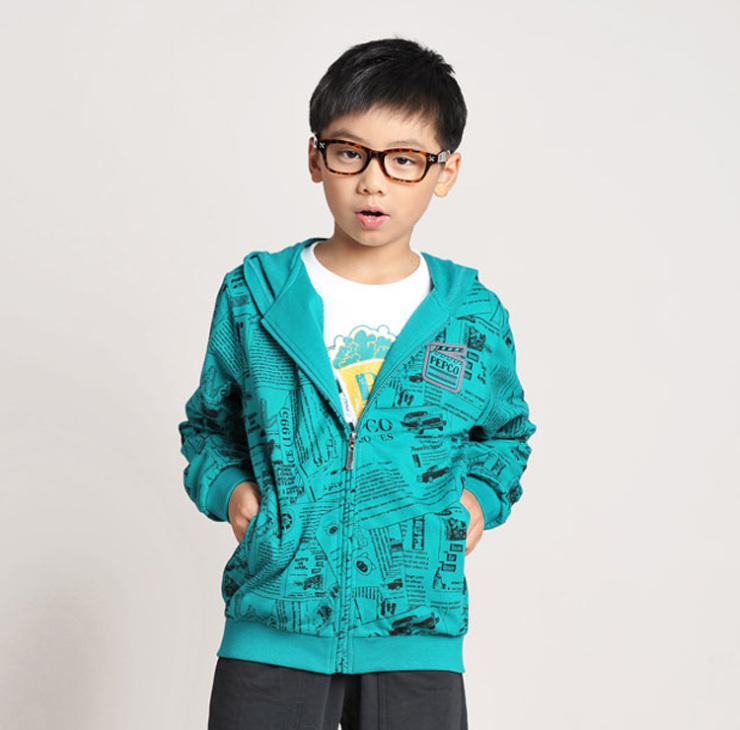 小猪班纳(pepco)男童装秋季款连帽长袖外套