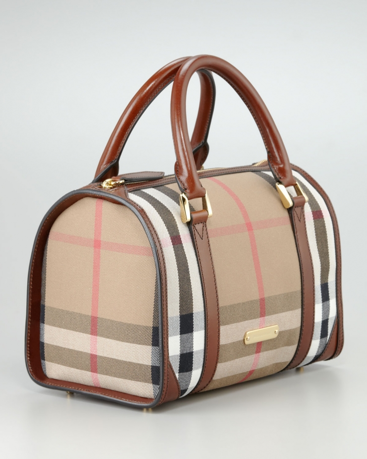 巴宝莉 BURBERRY 女式手提包 DARK TAN Q