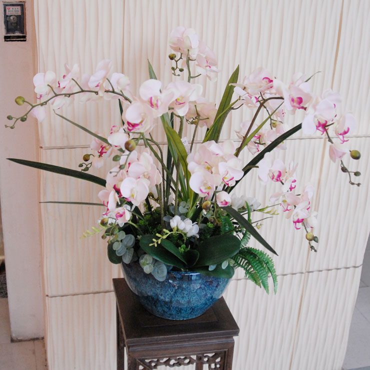 潞文堂 光触媒仿真花套装 除甲醛装饰花艺 绝代