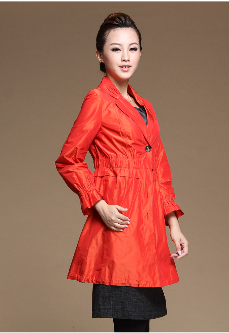 全民?减蕾朵liedow2013春秋高端女装 中长款风