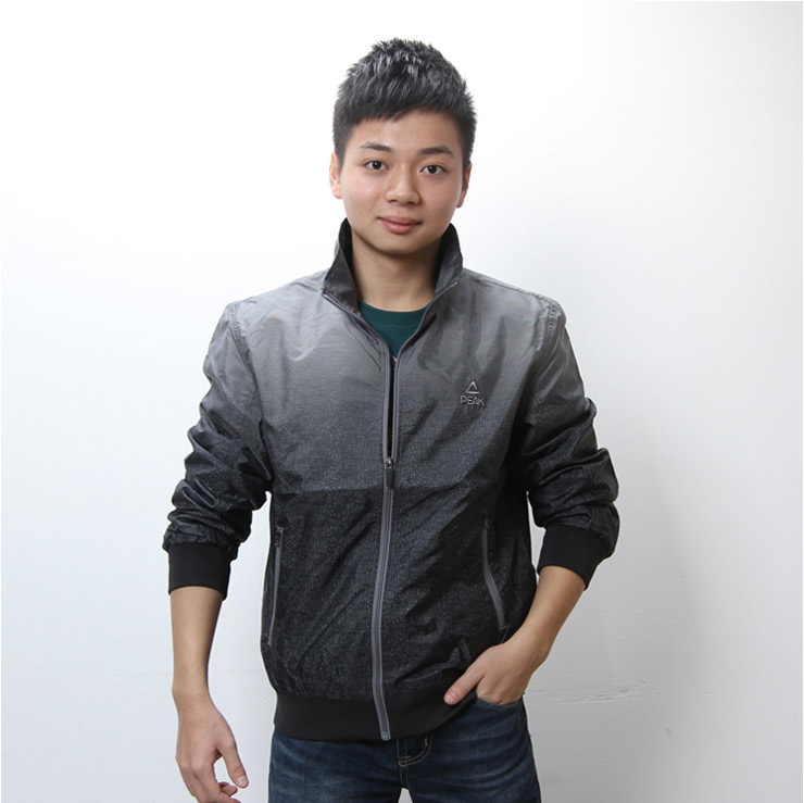 匹克peak外套 男装 时尚系列梭织茄克运动服F