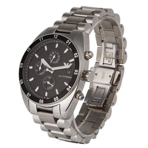 Emporio Armani 安普里奥阿玛尼 不锈钢表带圆