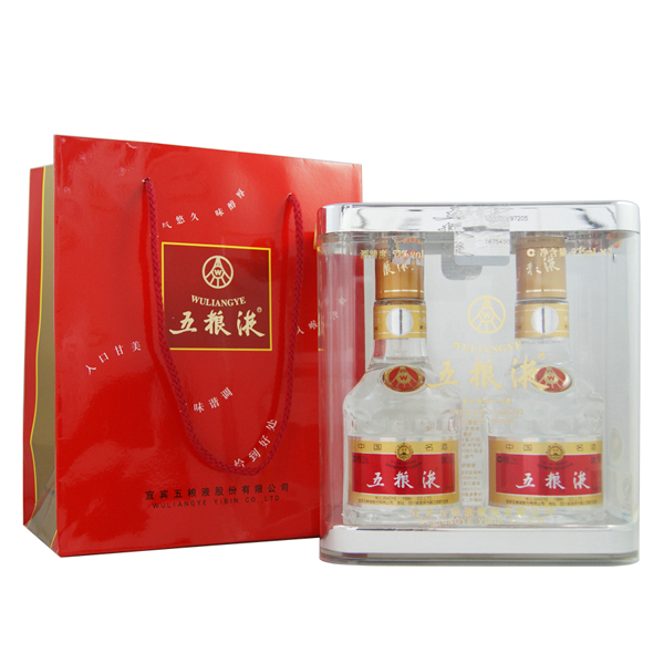五粮液 2瓶装 52度 225ml*2瓶 价格\/五粮液 2瓶