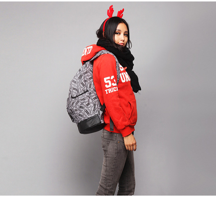 Fourone2013新款帆布PU底3D字母花纹拉链双