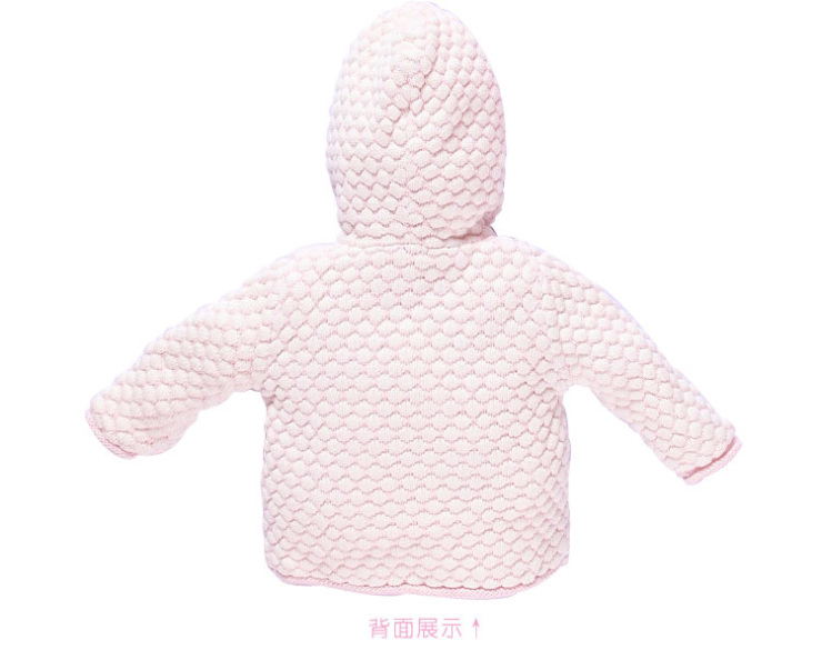 安宝莱 ANBOLY 婴幼儿女童宝宝抓绒开衫编织