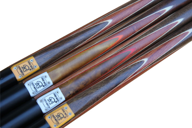 BS白沙灰檀手工杆英式斯诺克台球杆桌球杆小