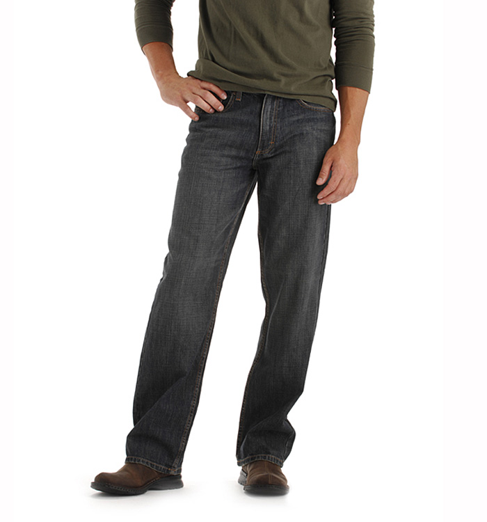 Lee 新款 男士高端宽松直筒牛仔裤 3色入 浅蓝