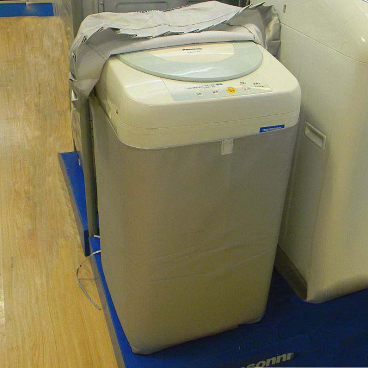 
                                        洗衣机罩防水防晒松下XQB28海尔XQBM33三洋XQB30-MINI1专用洗衣机套 全涂银雨伞面料CQ-TYAB                