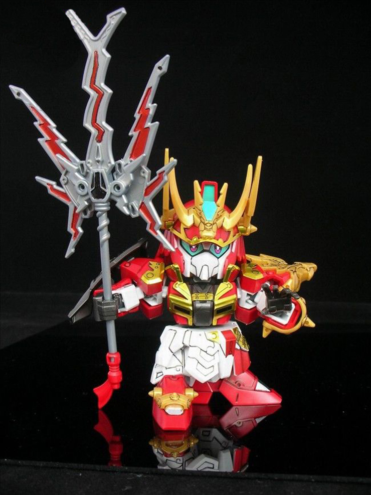 万代 Bandai 高达模型 三国BB敢达战士 真雷装