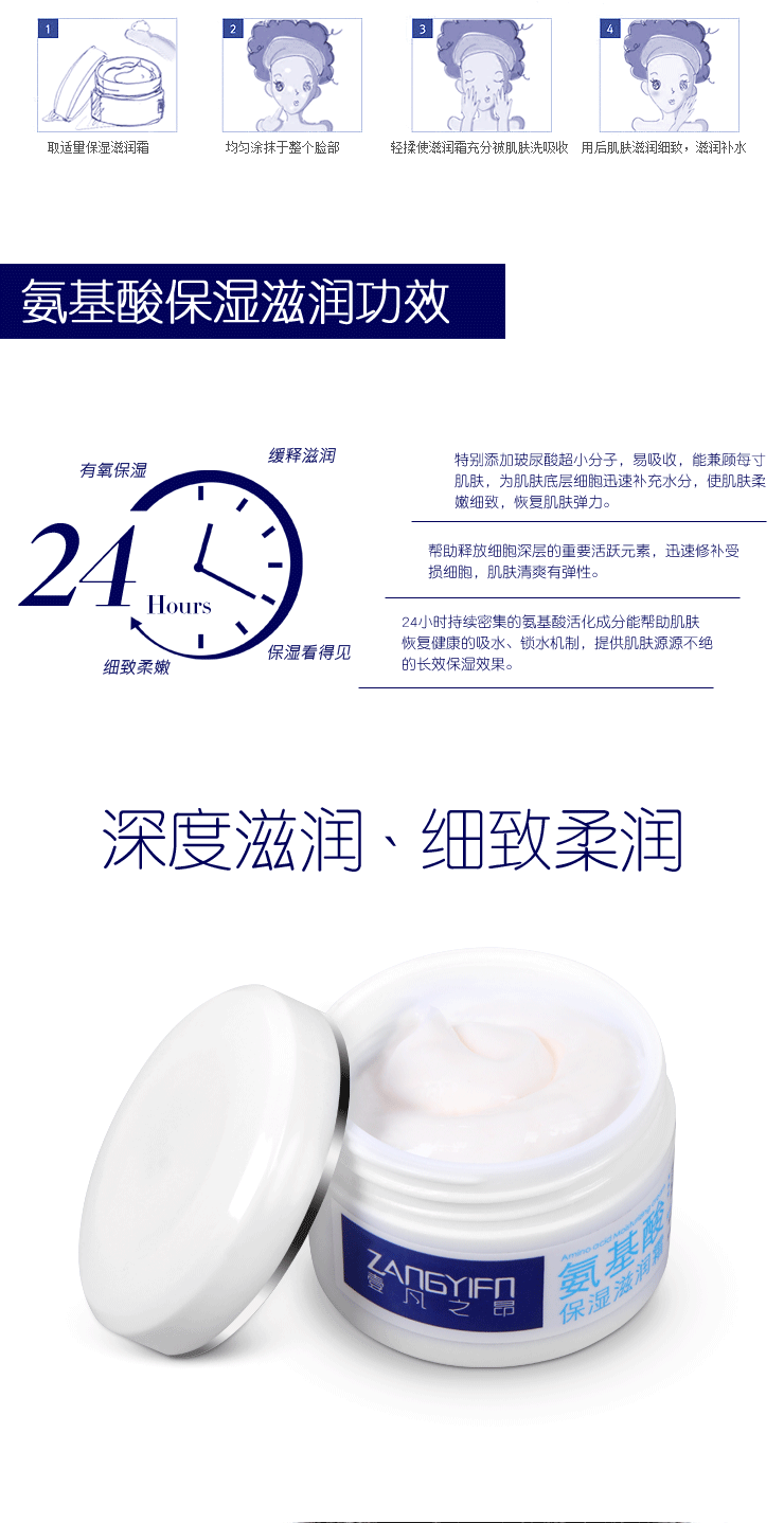 壹凡之昂氨基酸保湿霜在京东商城的价格走势